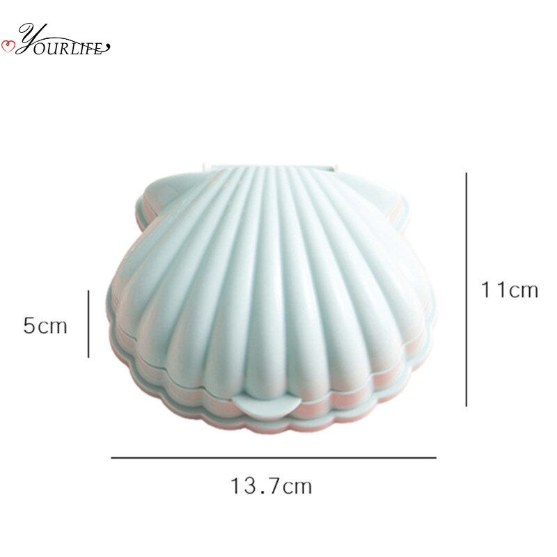 Thumbnail: OYOURLIFE Creative Portable Shell Shape Soap Box 
