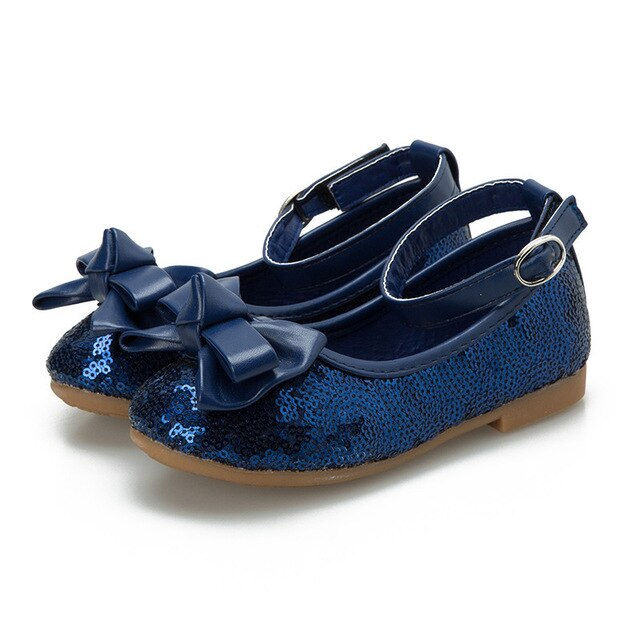 Thumbnail:  girls princess spring dance shoes red sequin butterfly 