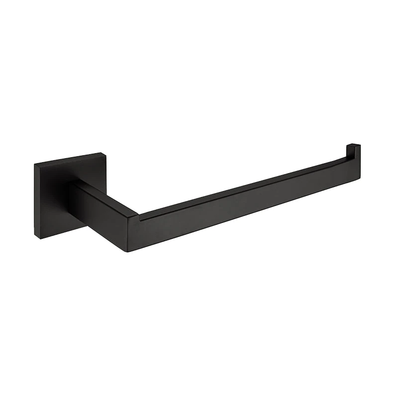 Thumbnail: ELLEN Matte Black Bathroom Hardware Set Black Robe Hook Towel Bar 