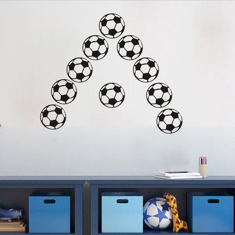 Thumbnail: Boys Room Decoration Soccer DIY Self-Adhesive Football Wall Sticker 