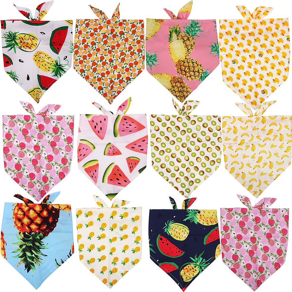 Thumbnail: 50X Summer&Christmas Dog Cat Bandanas 