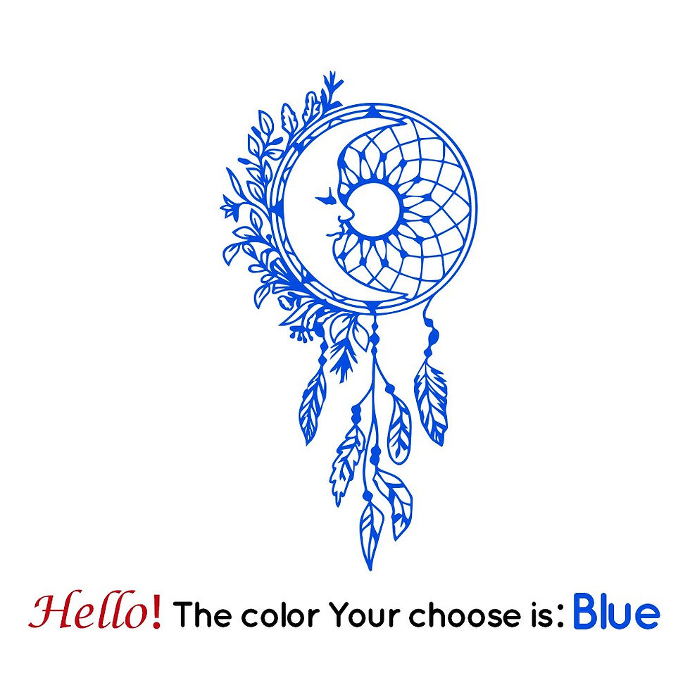 Thumbnail: Dreamcatcher Wall Sticker Vinyl Removable Decals Creative Beautiful Flower 