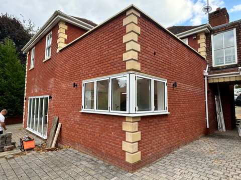 Single Storey Rear Extension - Parapet Roof Detail