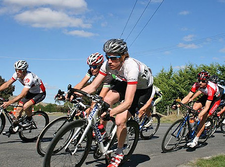 Dave Weaver Leading the Peloton