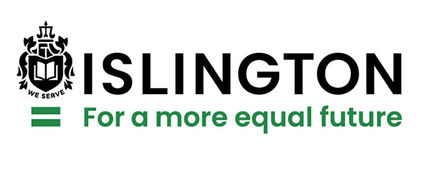 Islington logo with slogan 'For a more equal future'