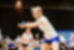 Woman playing Handball