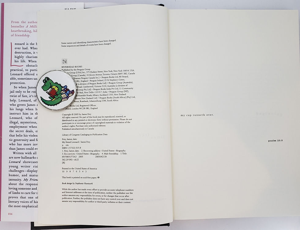 Thumbnail: MY FRIEND LEONARD by james frey