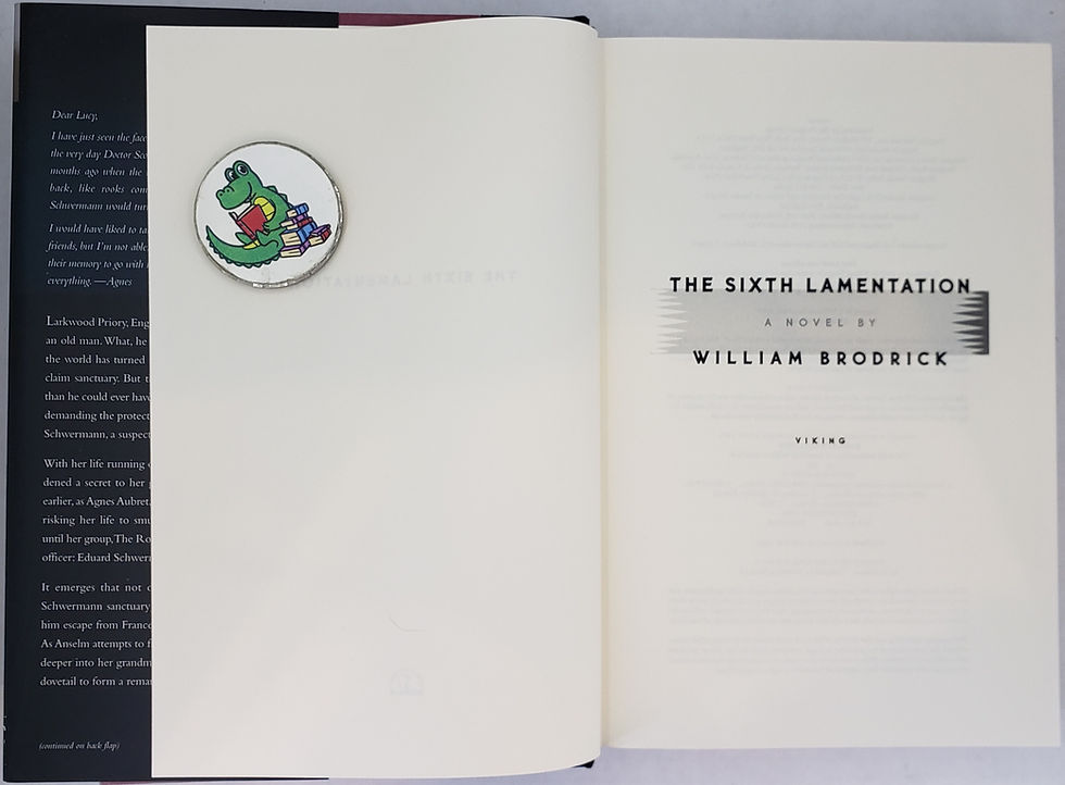 Thumbnail: The 6th Lamentation, a novel by William Brodrick