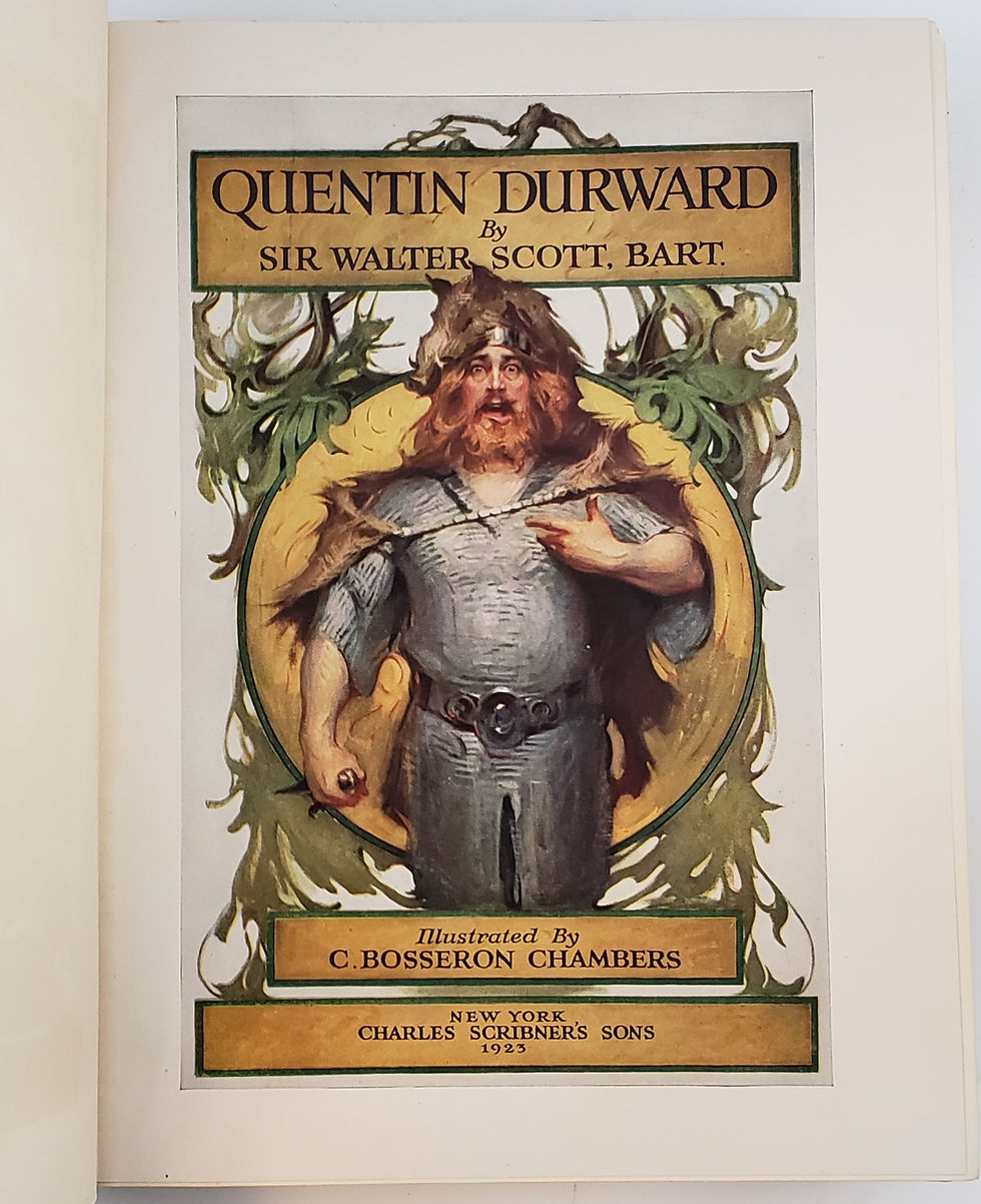 Thumbnail: QUENTIN DURWARD by Sir Walter Scott, Bart.