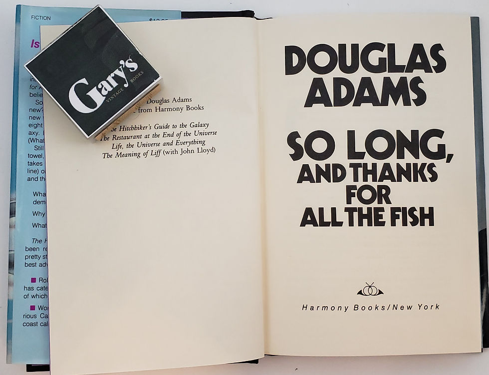 Thumbnail: SO LONG, AND THANKS FOR ALL THE FISH by Douglas Adam