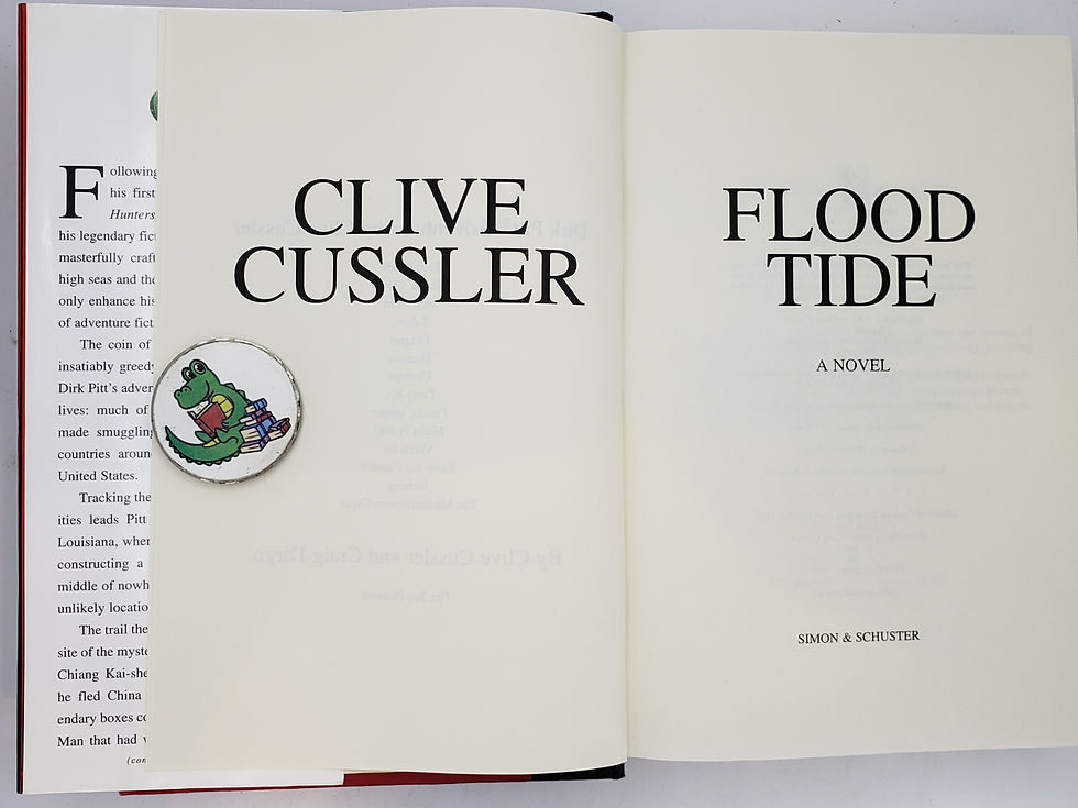Thumbnail: FLOOD TIDE, a novel by Clive Cussler