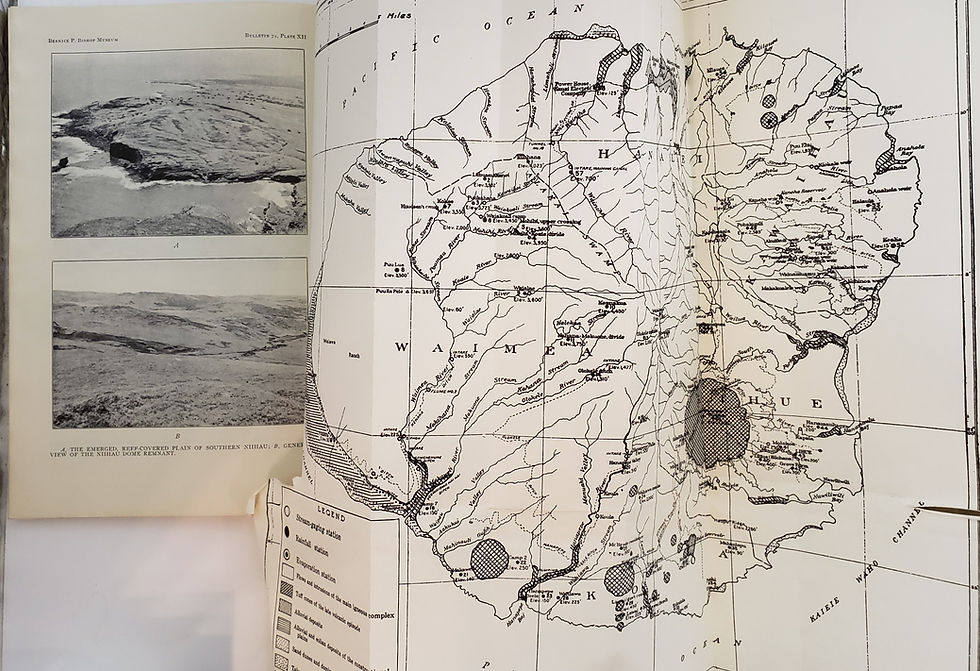 Thumbnail: THE GEOLOGY OF KAUAI AND NIIHAU by Norman E.A. Hinds