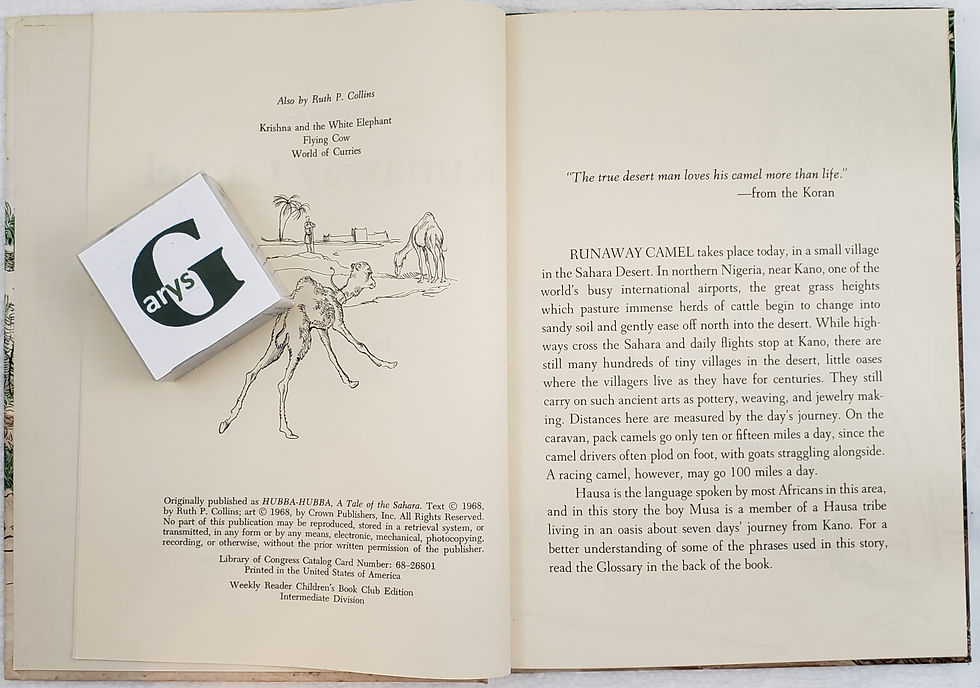 Thumbnail: RUNAWAY CAMEL by Ruth P. Collins