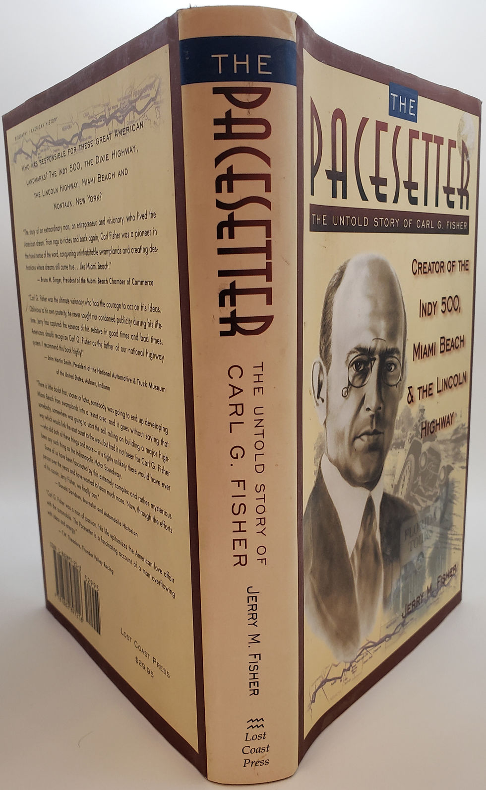 Thumbnail: THE PACESETTER, The Untold Story of Carl G. Fisher by Jerry M. Fisher