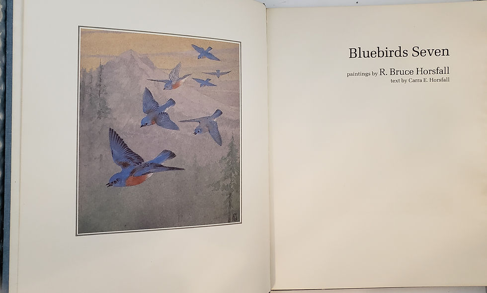 Thumbnail: BLUEBIRDS SEVEN by R. Bruce Horsfall