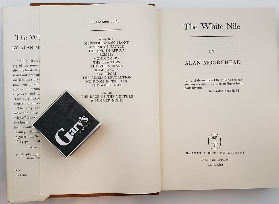 Thumbnail: THE WHITE NILE and THE BLUE NILE by Alan Moorehead