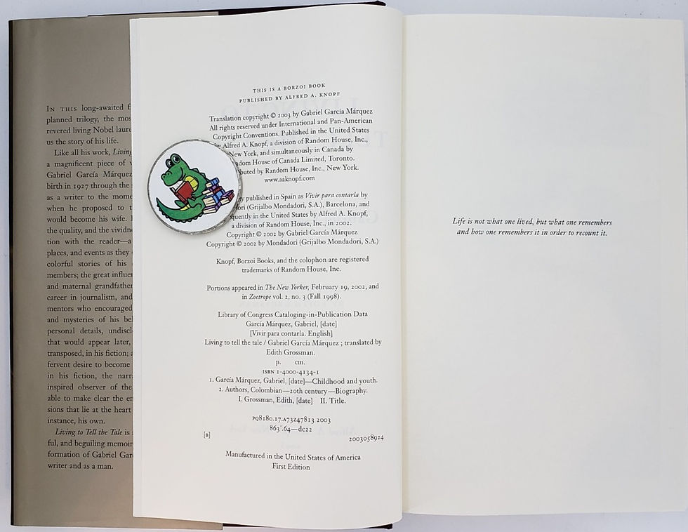 Thumbnail: LIVING TO TELL THE TALE by Gabriel Garcia Marquez