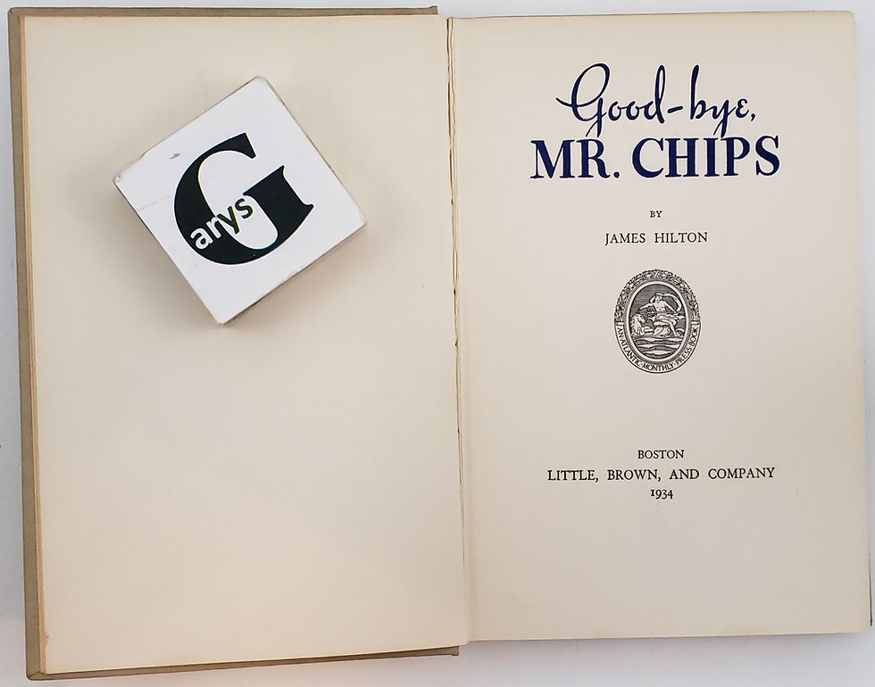 Thumbnail: GOOD-BYE, MR. CHIPS by James Hilton
