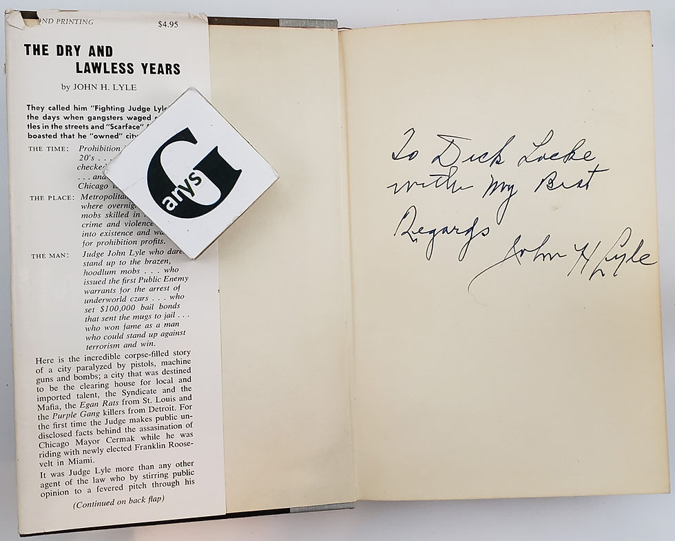 Thumbnail: THE DRY AND LAWLESS YEARS by John H. Lyle
