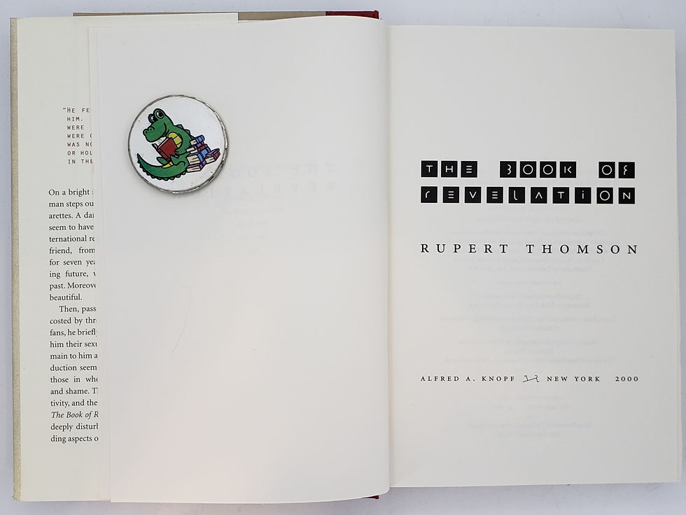 Thumbnail: THE BOOK OF REVELATION, a novel by Rupert Thomson
