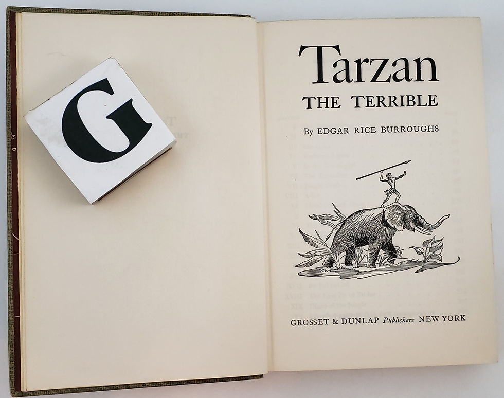 Thumbnail: TARZAN THE TERRIBLE by Edgar Rice Burroughs