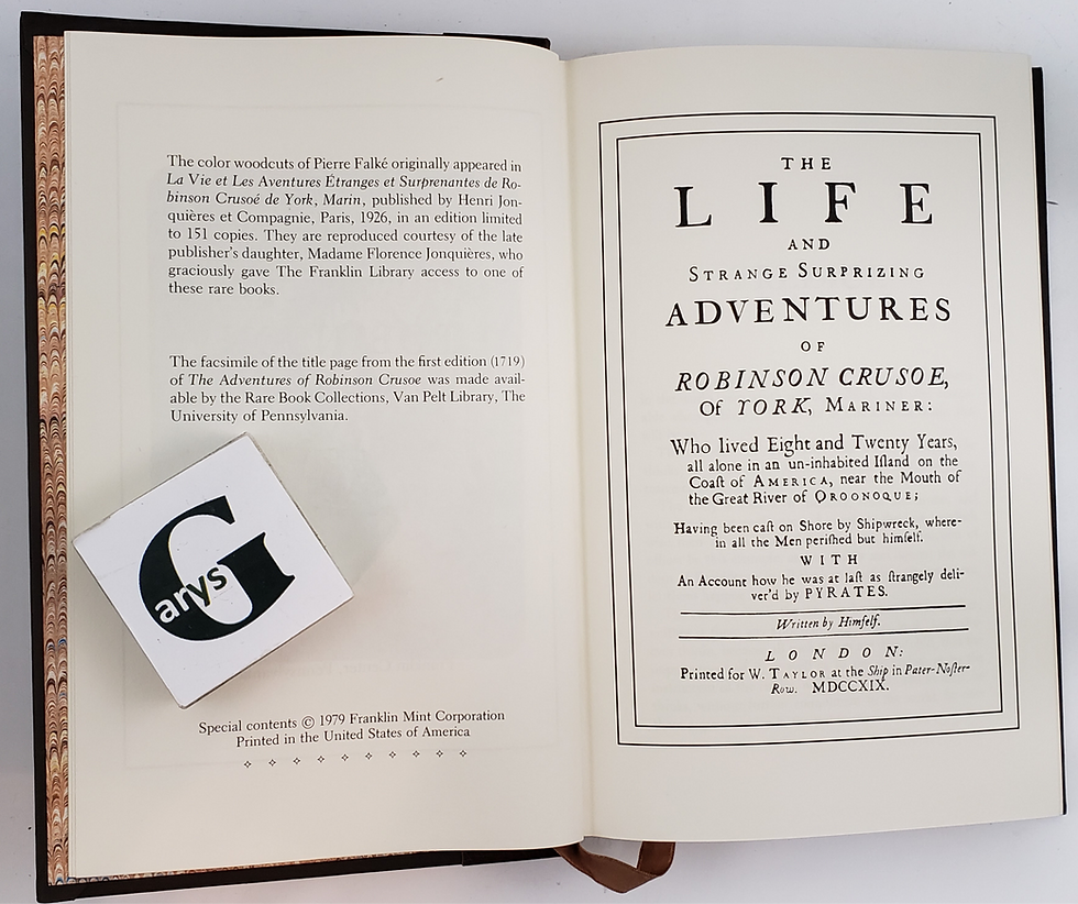 Thumbnail: ROBINSON CRUSOE by Daniel DeFoe