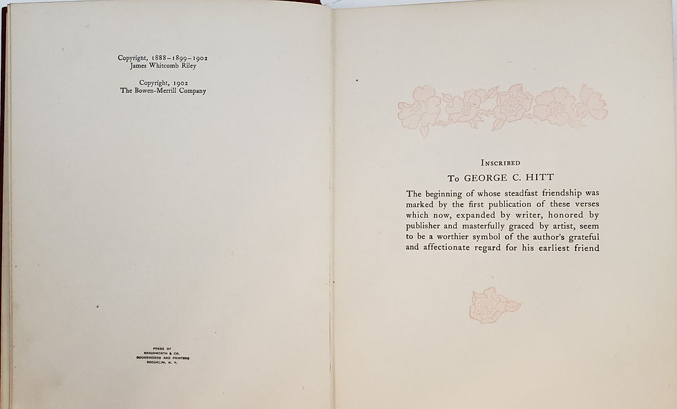 Thumbnail: AN OLD SWEETHEART OF MINE by James Whitcomb Riley