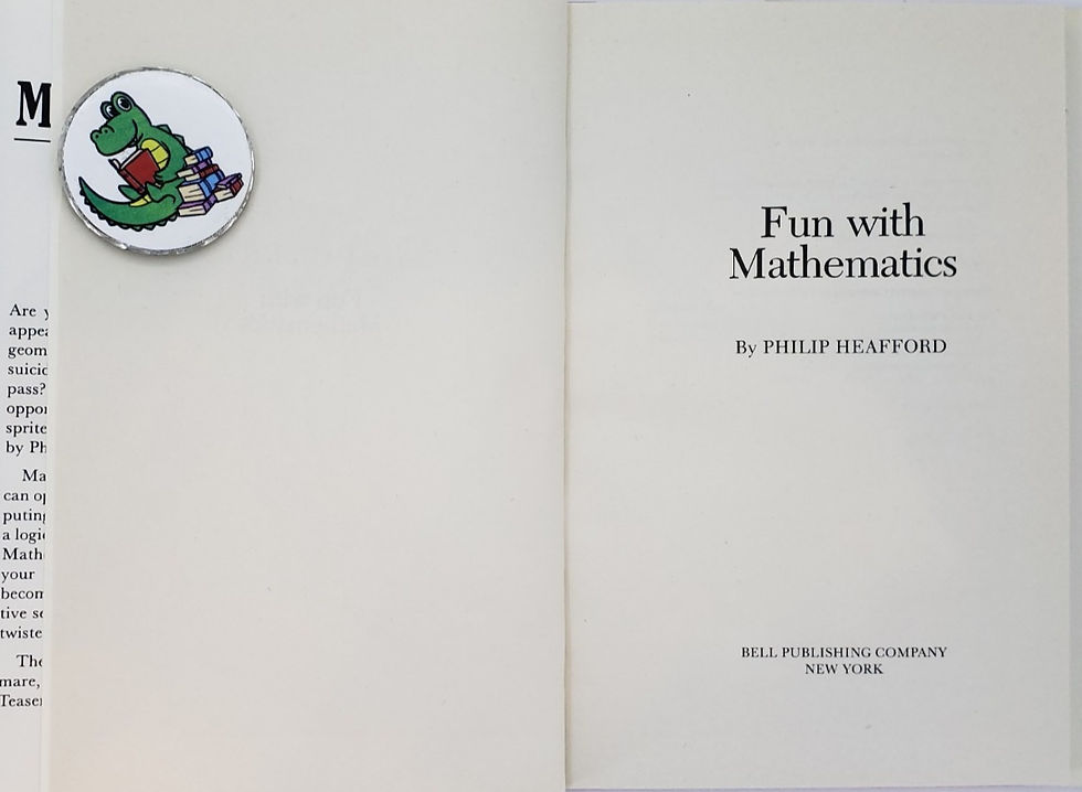 Thumbnail: FUN WITH MATHEMATICS by Philip Heafford