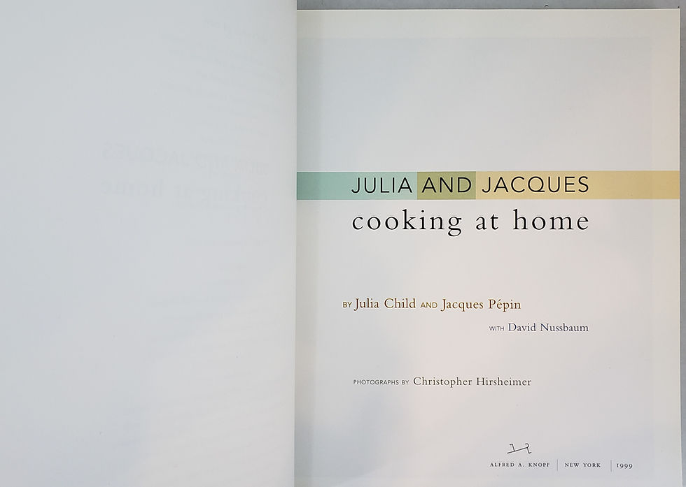 Thumbnail: Julia and Jacques cooking at home by Julia Child and Jacques Pepin