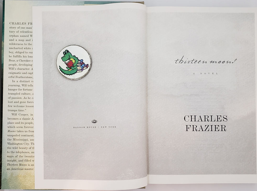 Thumbnail: THIRTEEN MOONS, a novel by Charles Frazier