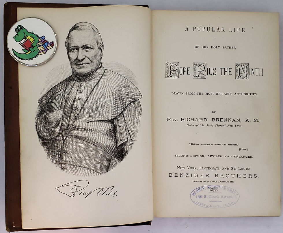 Thumbnail: Pope Pius The Ninth by Rev. Richard Brennan