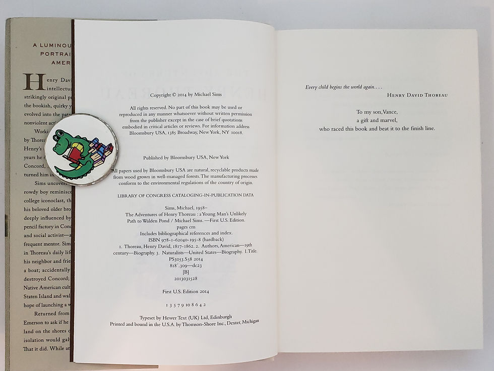Thumbnail: The Adventures of Henry Thoreau by Michael Sims