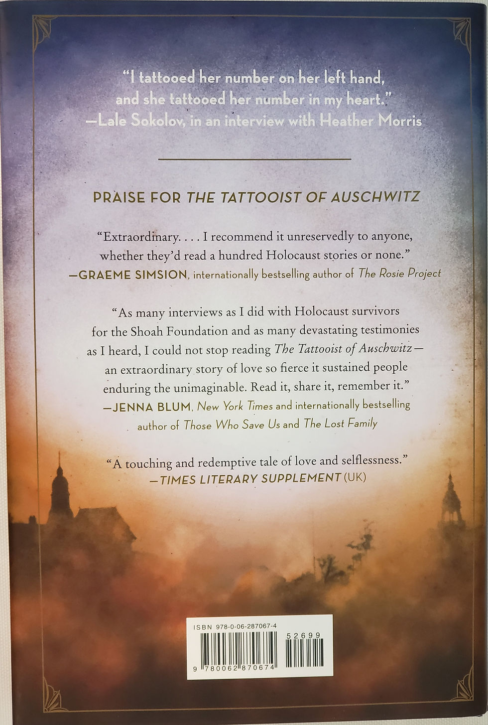 Thumbnail: THE TATTOOIST OF AUSCHWITZ, a novel by Heather Morris