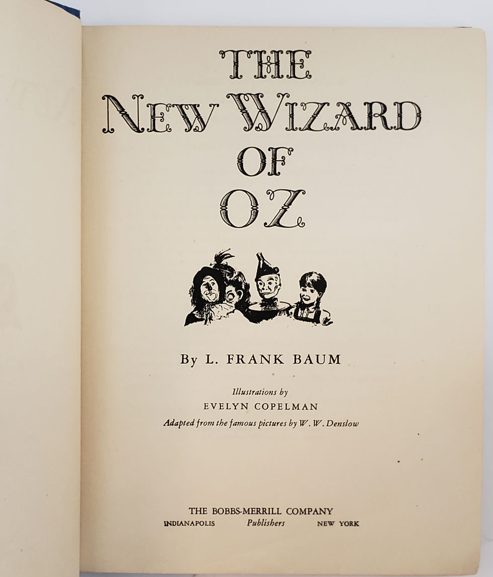 Thumbnail: THE WIZARD OF OZ by L. Frank Baum