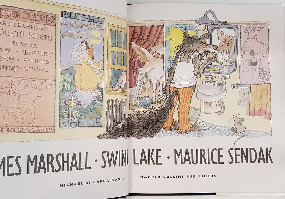 Thumbnail: SWINE LAKE by James Marshall and Maurice Sendak
