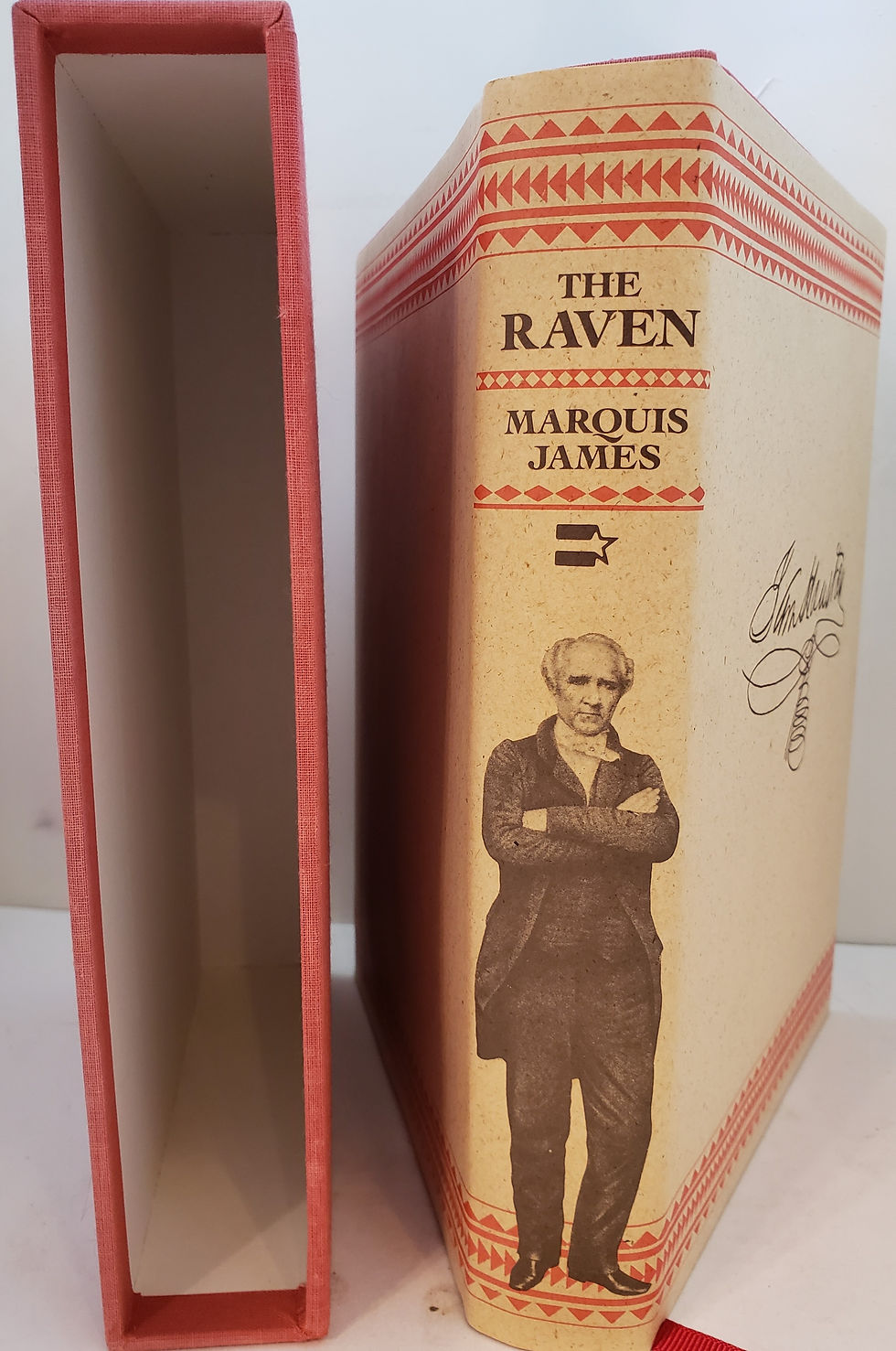 Thumbnail: THE RAVEN, a Biography of Sam Houston by Marquis James