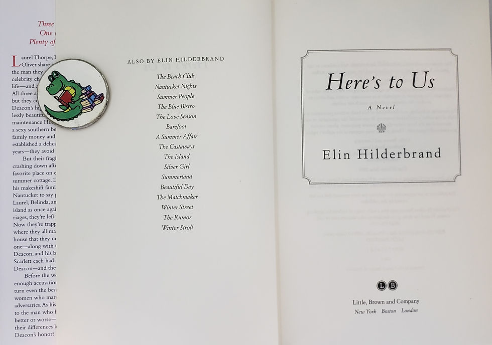 Thumbnail: Here's to Us, a novel by Elin Hilderbrand