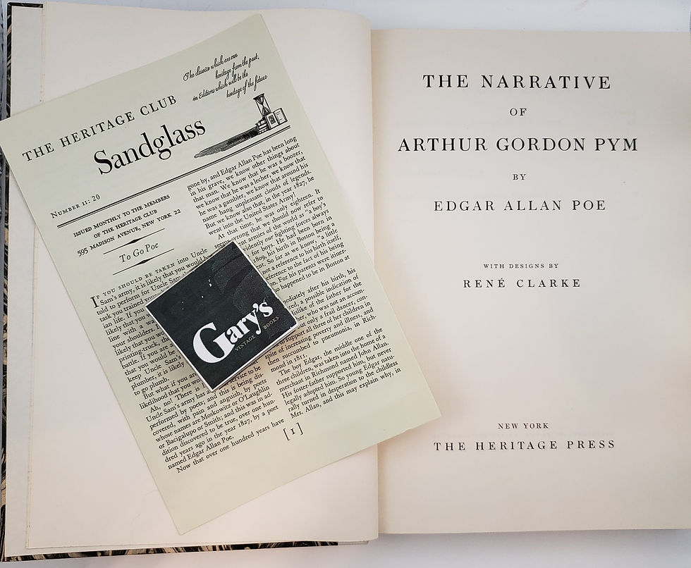 Thumbnail: THE NARRATIVE OF ARTHUR GORDON PYM by Edgar Allan Poe