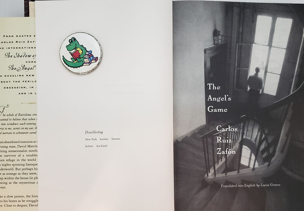 Thumbnail: THE ANGEL'S GAME, a novel by Carlos Ruiz Zafon