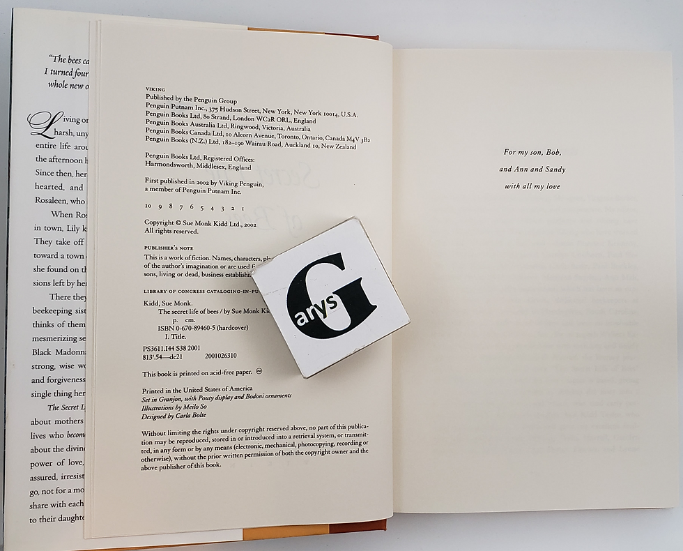 Thumbnail: THE SECRET LIFE OF BEES, a novel by Sue Monk Kidd
