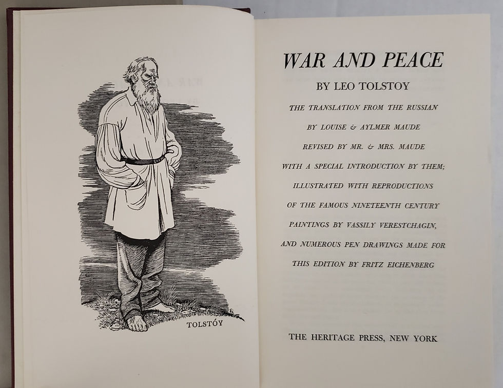 Thumbnail: WAR AND PEACE by Leo Tolstoy