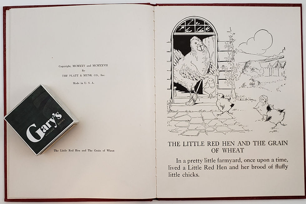 Thumbnail: THE LITTLE RED HEN and THE GRAIN OF WHEAT retold by Watty Piper