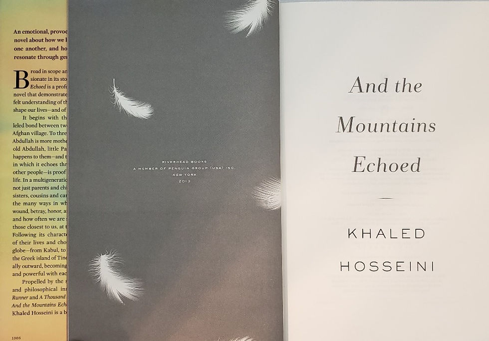 Thumbnail: AND THE MOUNTAINS ECHOED by Khaled Hosseini