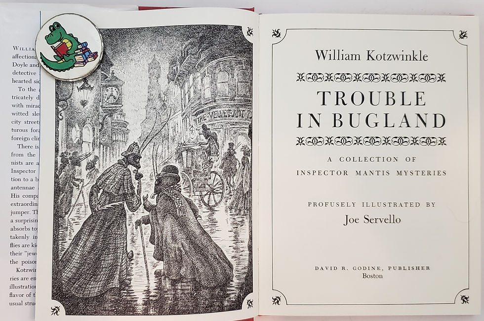 Thumbnail: Trouble in Bugland: A Collection of Inspector Mantis Mysteries by W. Kotzwinkle