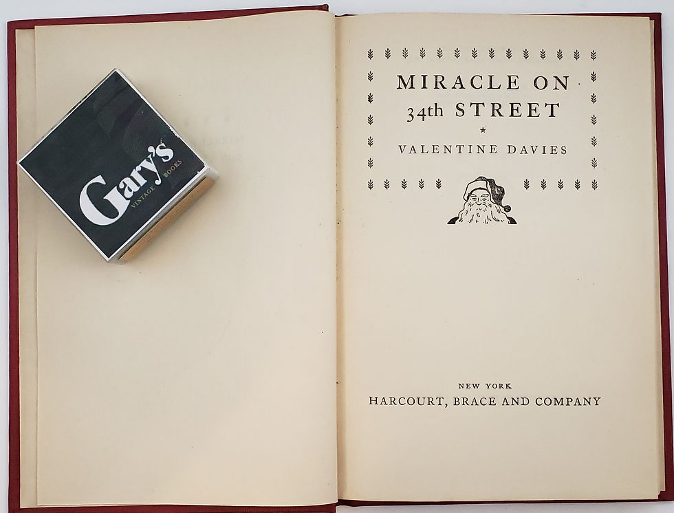 Thumbnail: MIRACLE ON 34TH STREET by Valentine Davies