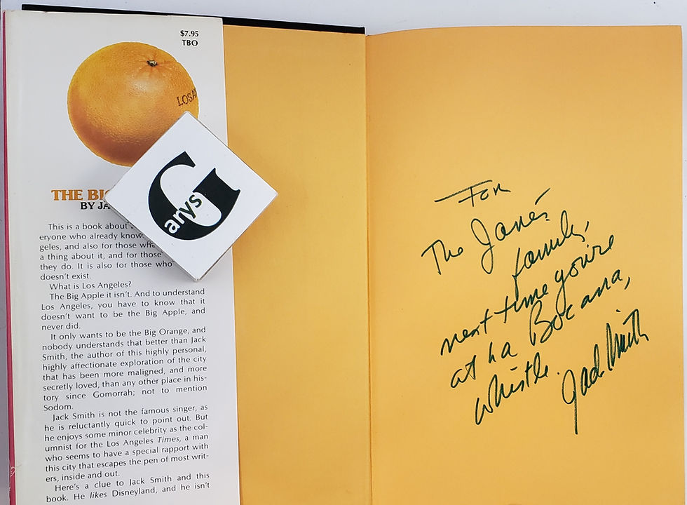Thumbnail: THE BIG ORANGE by Jack Smith