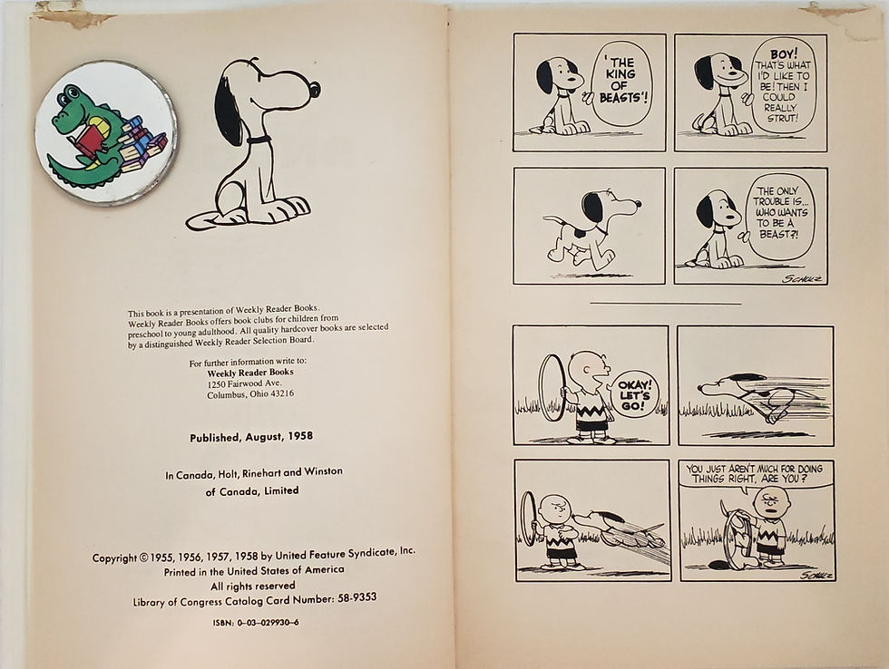 Thumbnail: Snoopy, a PEANUTS book by Charles M. Schulz
