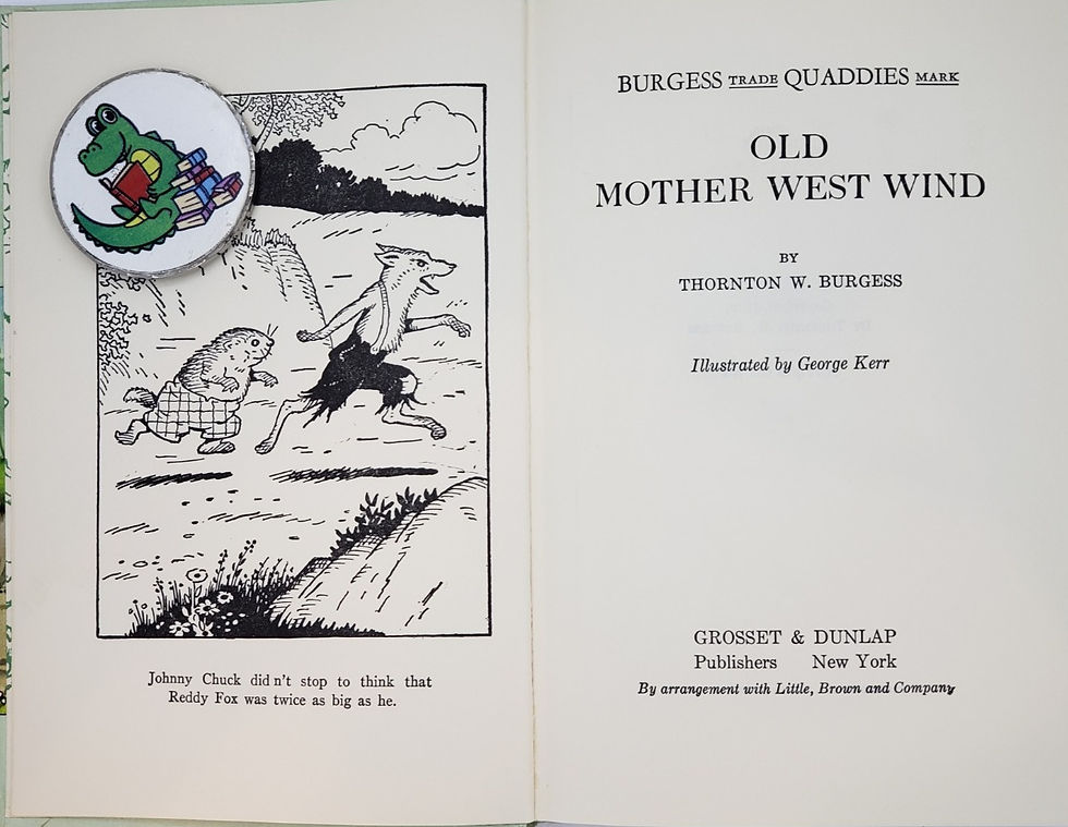 Thumbnail: OLD MOTHER WEST WIND by Thornton W. Burgess