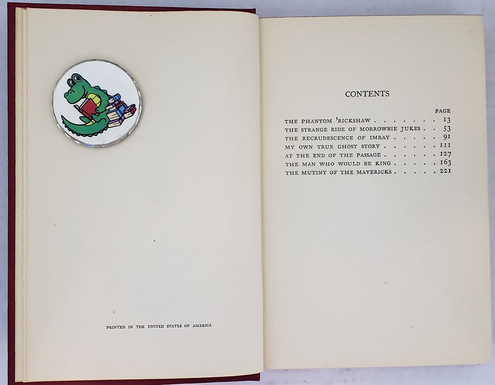 Thumbnail: THE PHANTOM RICKSHAW and Other Stories by Rudyard Kipling