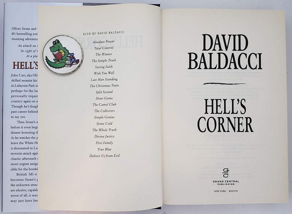 Thumbnail: HELL'S CORNER, a novel by David Baldacci